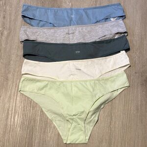 Primark Women's Days of the Week Panties Set - Blue, Gray, Green, White